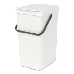 Brabantia Sort & Go 16-Litre Bin – White